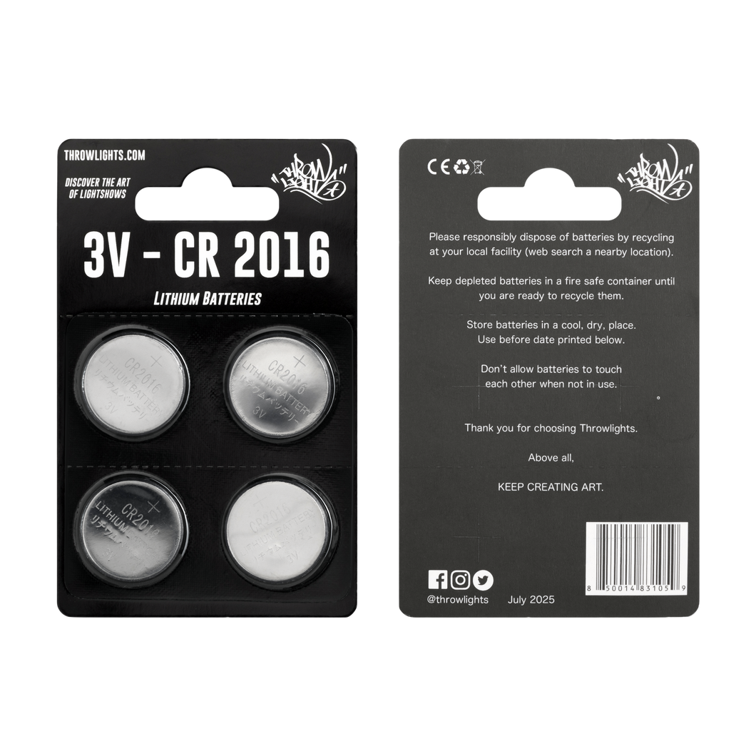 CR2016 Gloving Batteries